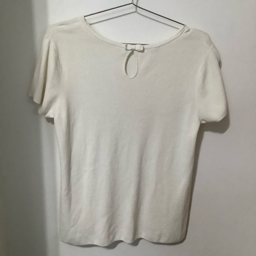 TALBOTS: Cream Women's Top